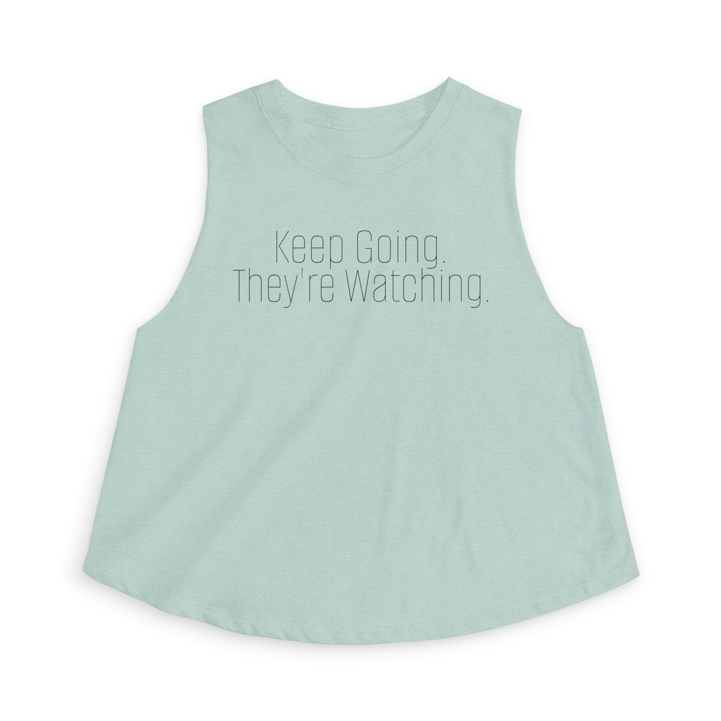 "Keep Going." - Mindset Collection Crop Top