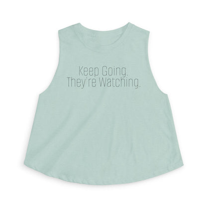 "Keep Going." - Mindset Collection Crop Top