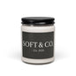 Soy Candle — SOFT & CO. Est. 2026 Scented Jar (9oz)