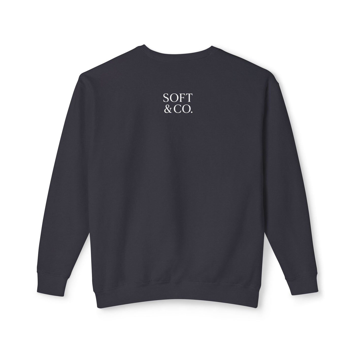'Because I can.' Minimalist Crewneck Sweatshirt — Lightweight Casual Pullover