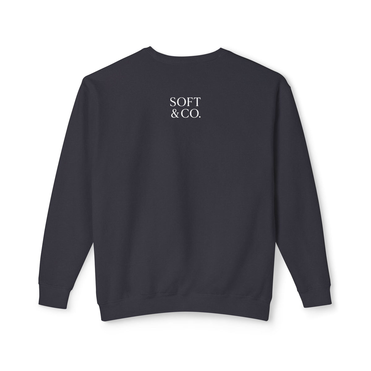 'Out of Office Mode' Minimalist Crewneck Sweatshirt — Lightweight Casual Pullover