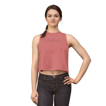 "Unbreakable." - Mindset Collection Crop Top