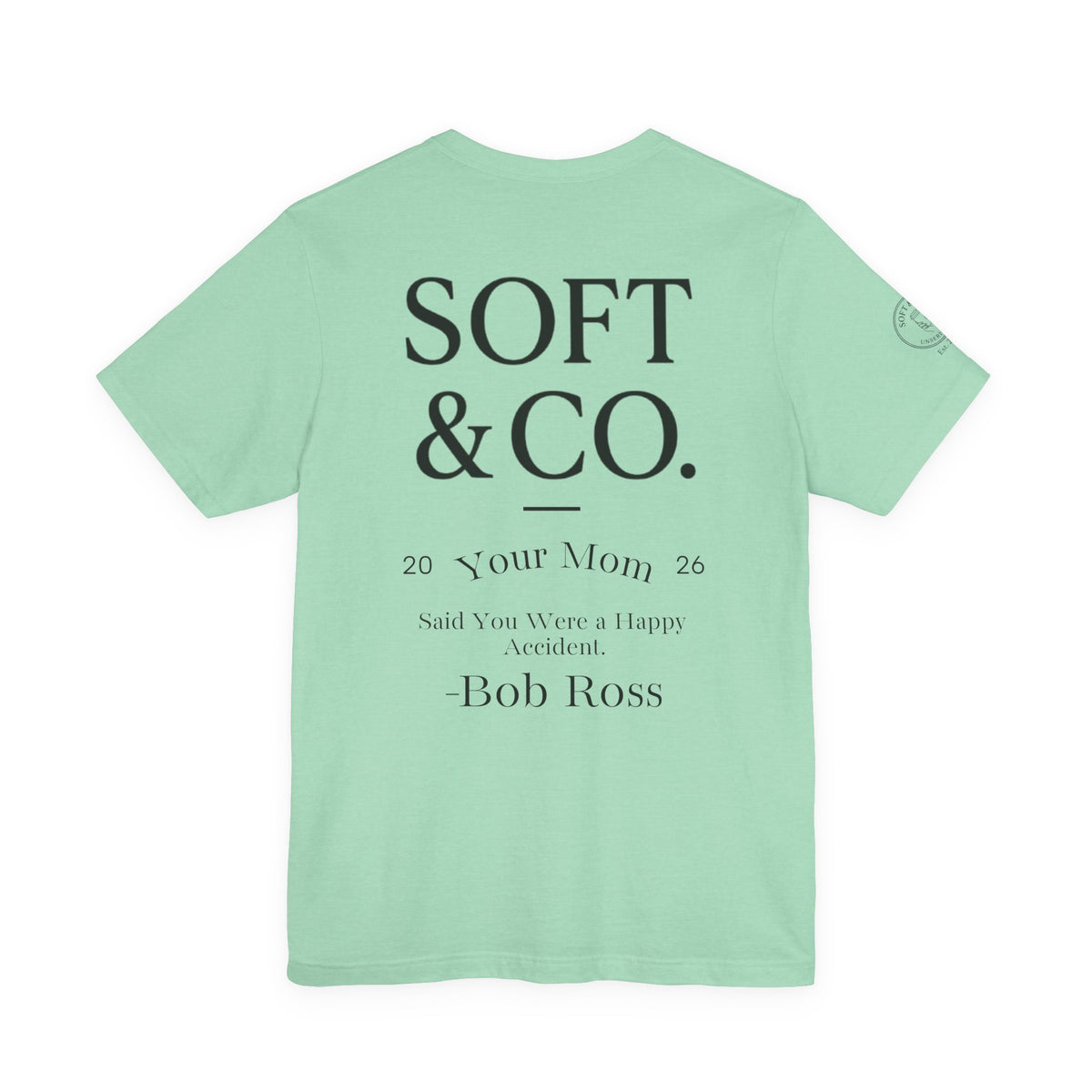 'Your Mom' Vintage Collegiate Tee — Soft & Co. Alumni-Style T-Shirt