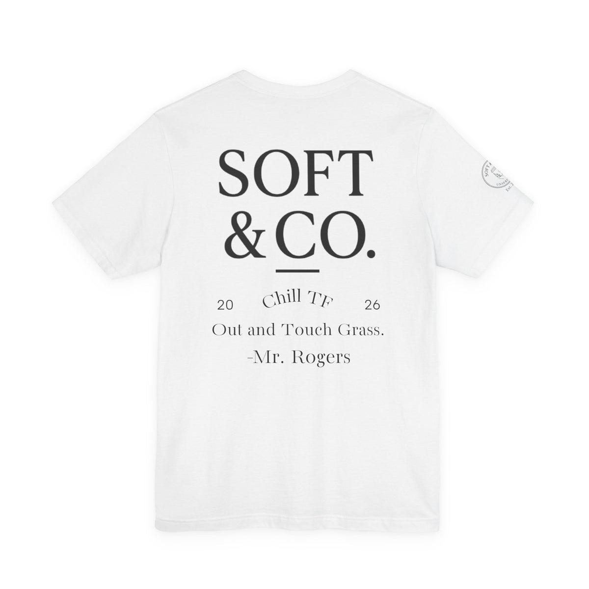 'Chill TF Out' Vintage Collegiate Tee — Soft & Co. Alumni-Style T-Shirt