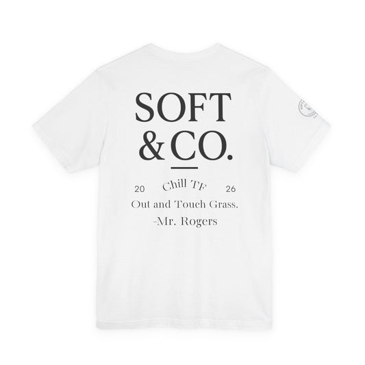 'Chill TF Out' Vintage Collegiate Tee — Soft & Co. Alumni-Style T-Shirt