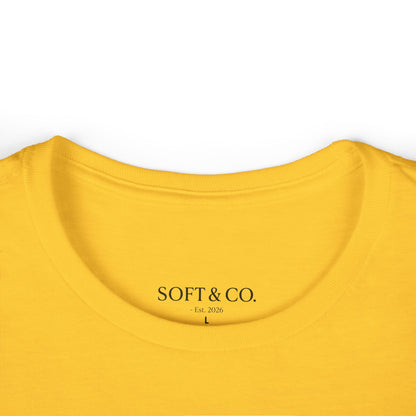 'Because I Can.' — Women's White Minimalist Graphic Tee