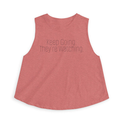 "Keep Going." - Mindset Collection Crop Top