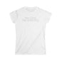 'Keep Going.' — Women's White Minimalist Graphic Tee