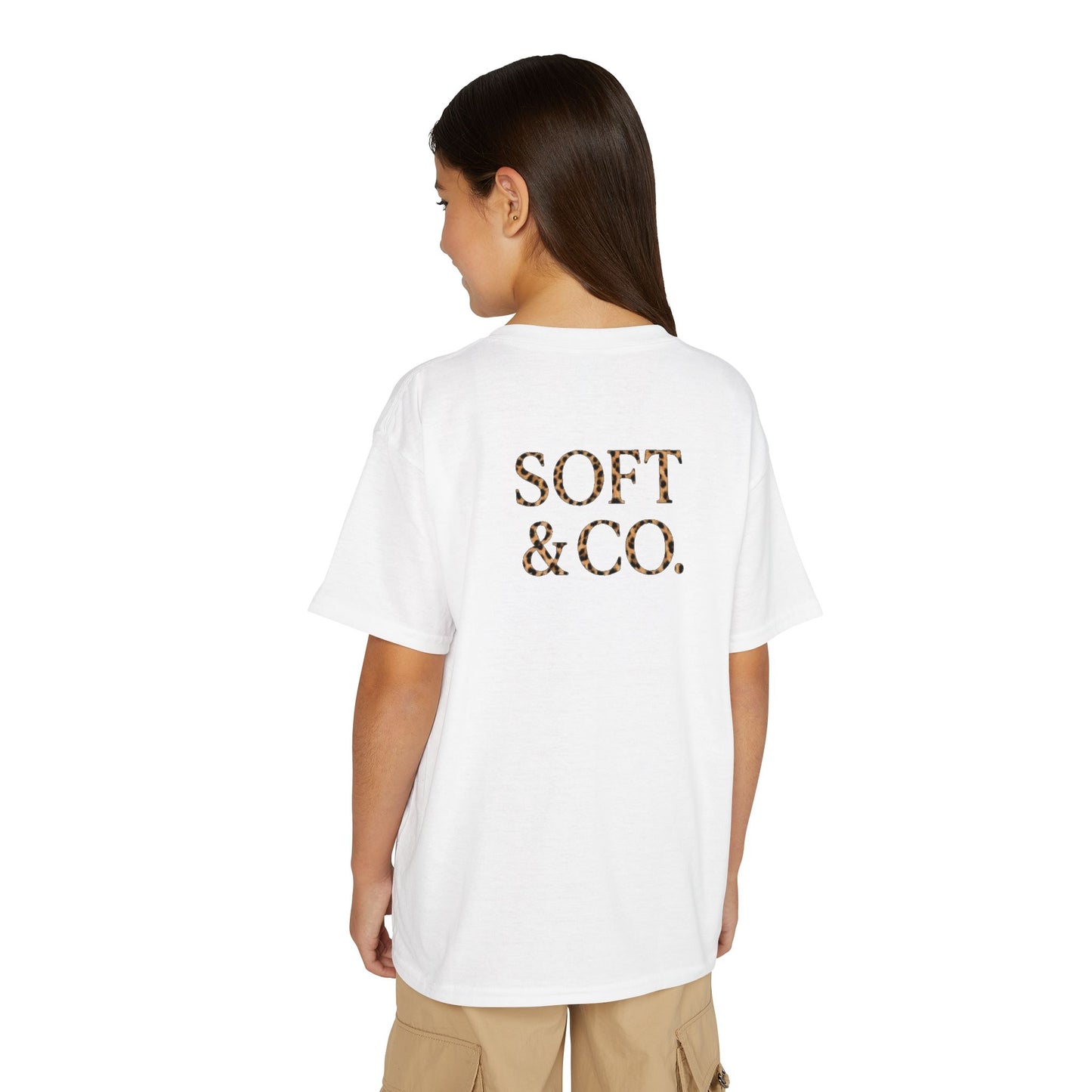 Cheetah Logo - Soft & Co. Youth T‑Shirt — Classic Logo DryBlend Tee