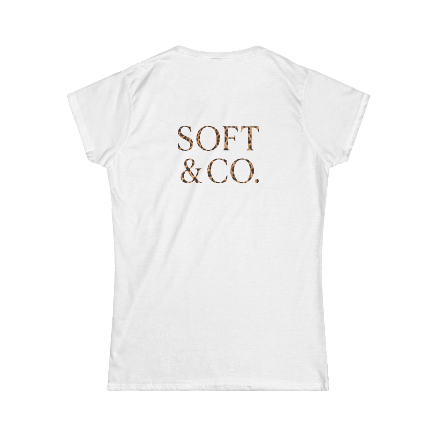 Cheetah Logo - Soft & Co. Women's Tee — Minimal Chic Graphic Tee