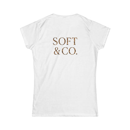 Cheetah Logo - Soft & Co. Women's Tee — Minimal Chic Graphic Tee