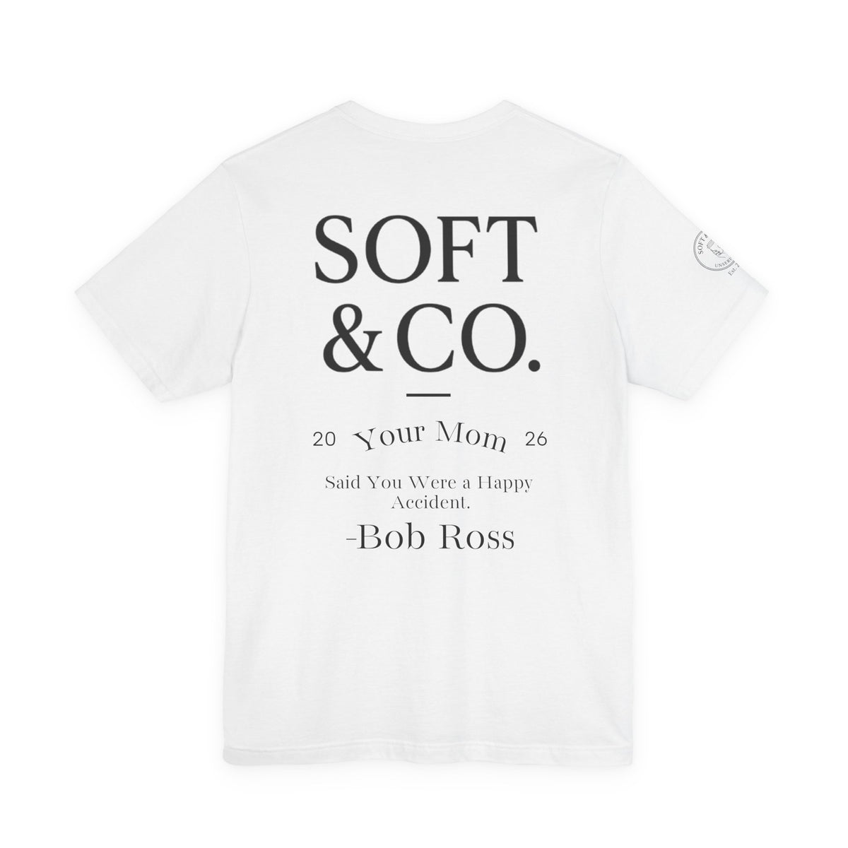'Your Mom' Vintage Collegiate Tee — Soft & Co. Alumni-Style T-Shirt