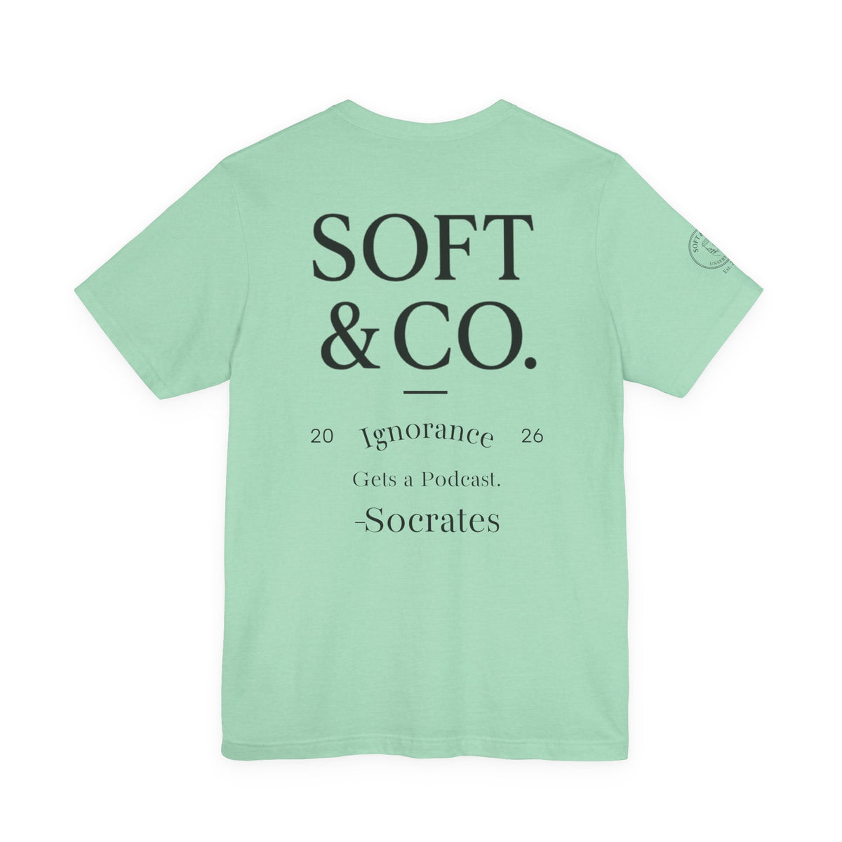 'Ignorance' Vintage Collegiate Tee — Soft & Co. Alumni-Style T-Shirt