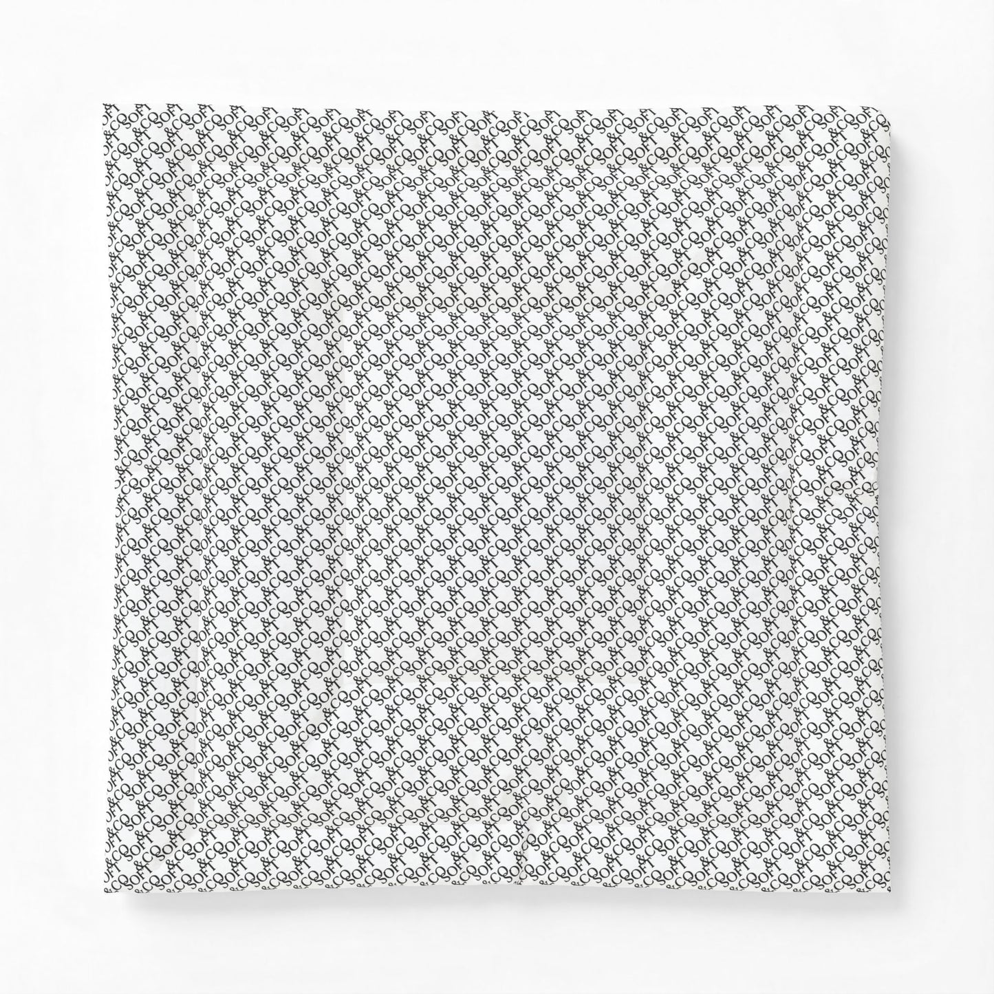 Grey Floral Cotton Comforter — Lightweight Patterned Bedspread