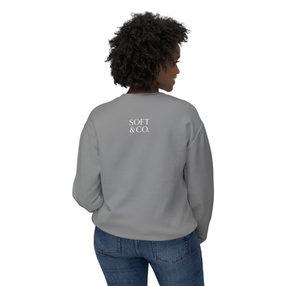 'Because I can.' Minimalist Crewneck Sweatshirt — Lightweight Casual Pullover