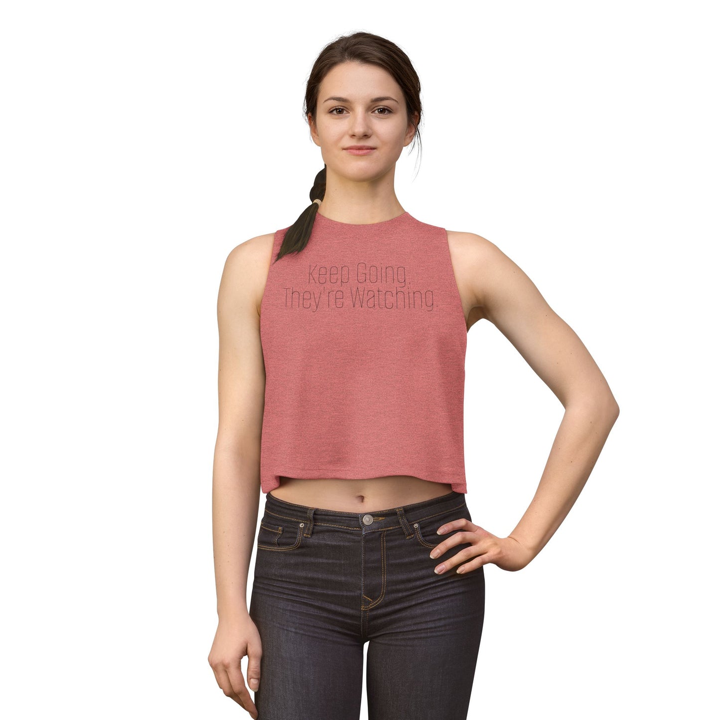 "Keep Going." - Mindset Collection Crop Top
