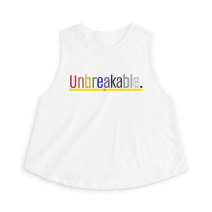 Pride "Unbreakable." Mindset Crop Top