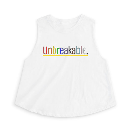 Pride "Unbreakable." Mindset Crop Top