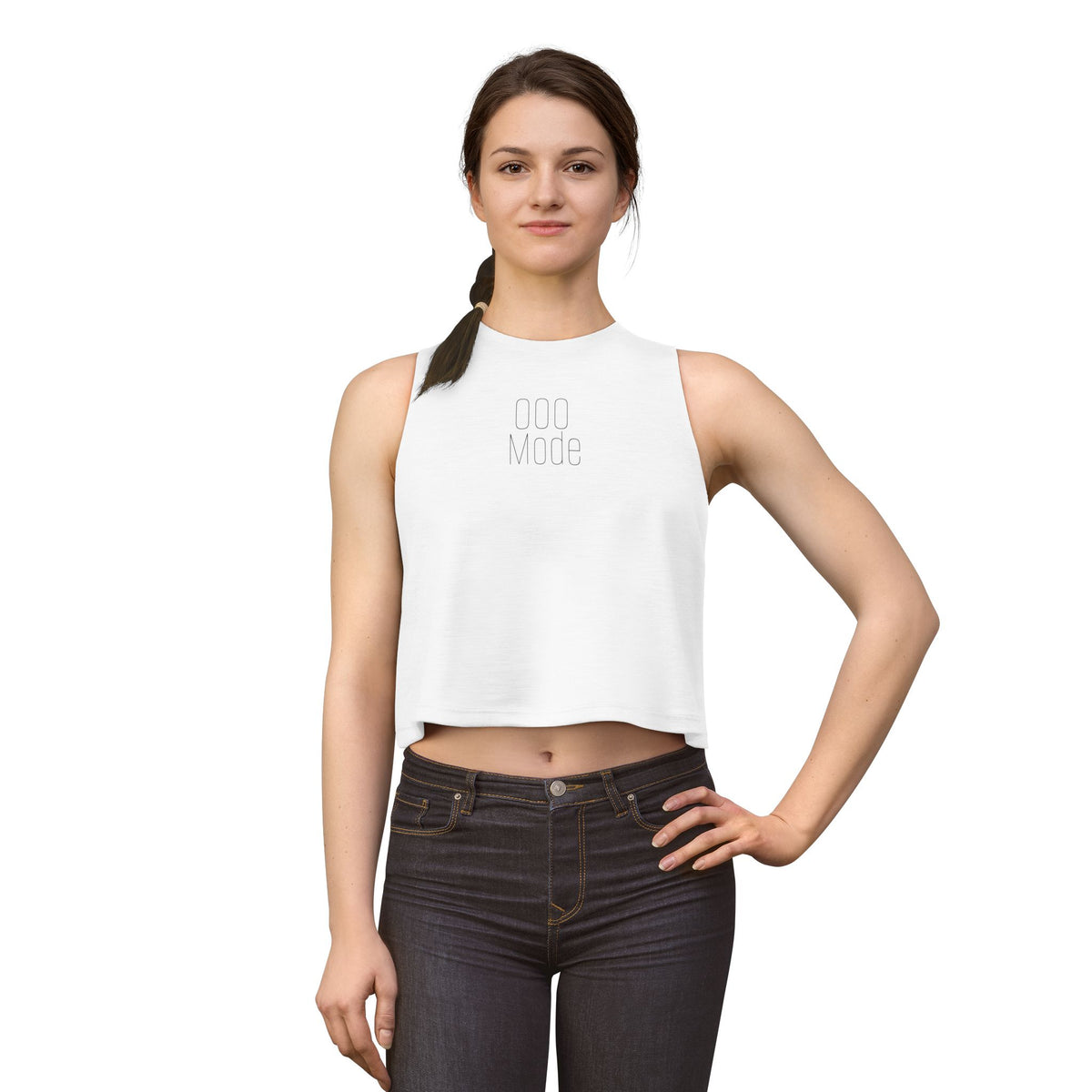 "Out of Office Mode" - Mindset Collection Crop Top