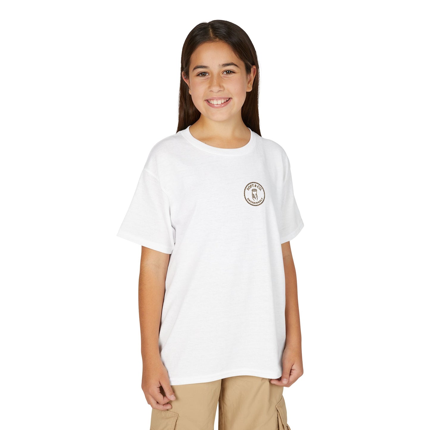 Cheetah Logo - Soft & Co. Youth T‑Shirt — Classic Logo DryBlend Tee