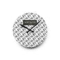 SOFT & CO. Pattern Acrylic Wall Clock — Modern Monogram Home Decor